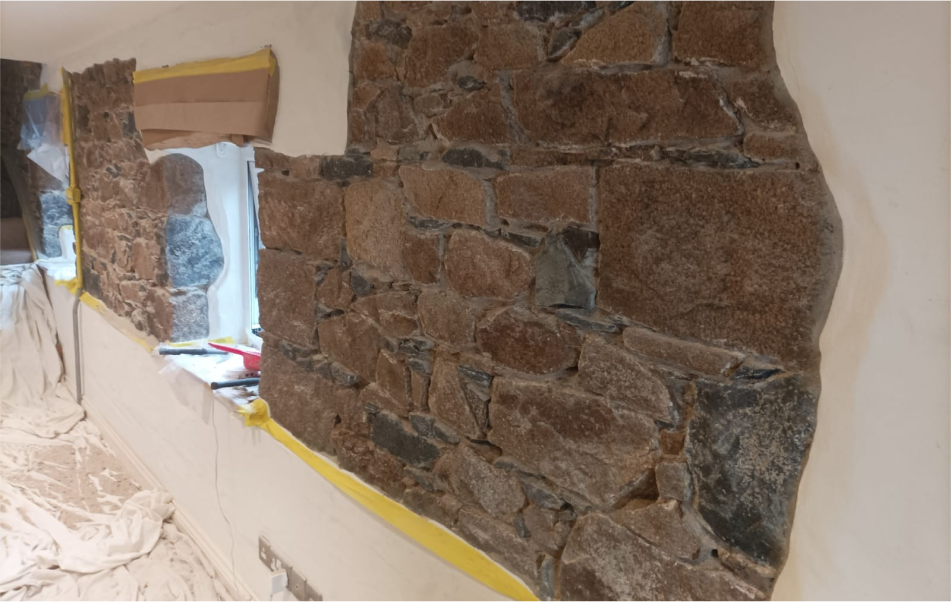 Point Away Wall Repoint Indoor Before